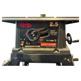 Craftsman 10 Inch Table Saw 2.5 Max Developed HP