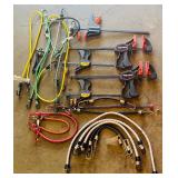 Variety of Sized Bungies, Quick - Grip Clamps and Craftsman Bar Clamp