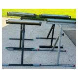 Four Adjustable Roller Stands