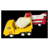Vintage Tonka Trucks Durable Pressed Steel Included Cement Mixer, Tow Truck and Cowboy Semi Truck and More