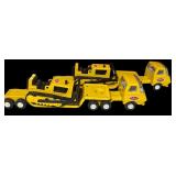 Vintage Tonka Trucks Durable Pressed Steel Included Cement Mixer, Tow Truck and Cowboy Semi Truck and More