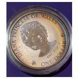 Princess Diana Silver One Dollar Coin