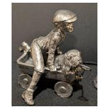 Michael Rickter Pewter Children Figurines