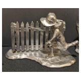 Michael Rickter Pewter Children Figurines