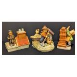 Three Little Boy Hummel Figurines