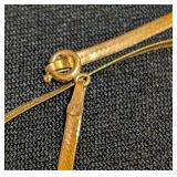 14k Yellow Gold Herringbone Necklace