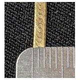 14k Yellow Gold Herringbone Necklace