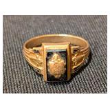 Vintage 10k Gold Jostens Class Ring