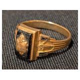 Vintage 10k Gold Jostens Class Ring