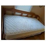 Vintage Wood Trundle Bed