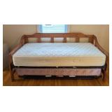 Vintage Wood Trundle Bed