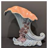 Red Wing Pottery Cornucopia Vase