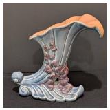 Red Wing Pottery Cornucopia Vase