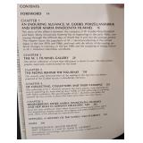 Framed Hummel Needlepoint, Figurine and Book