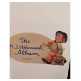 Framed Hummel Needlepoint, Figurine and Book