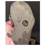 Michael Rickter Pewter Clown, Hobo and Organ Grinder Figurines