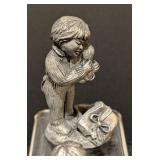 Assorted Micheal Rickter Pewter Children Figurines