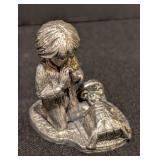 Assorted Micheal Rickter Pewter Children Figurines