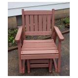 Wood Composite Double Patio Rocker