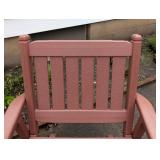 Wood Composite Double Patio Rocker