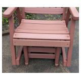 Wood Composite Double Patio Rocker