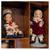 Ashton-Drake Set 11 Porcelain Picture Perfect Mini Dolls with Display Case