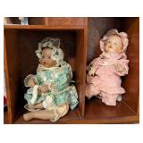Ashton-Drake Set 11 Porcelain Picture Perfect Mini Dolls with Display Case