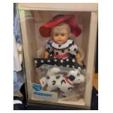 Pair of Vintage Cloth Dolls and Ginny Doll