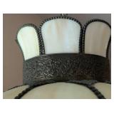 Vintage Slag Glass Hanging Tulip Light