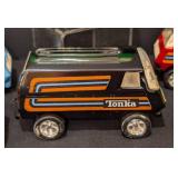 Six Vintage Tonka Diecast Vans