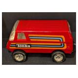 Six Vintage Tonka Diecast Vans