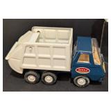 Six Vintage Tonka Diecast Garbage Dump Trucks