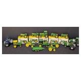 Miniature John Deere Diecast Tractors