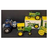 Miniature John Deere Diecast Tractors