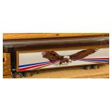 Six Diecast Semi Trucks and Cases