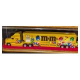 Six Diecast Semi Trucks and Cases