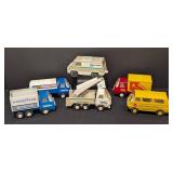 Assorted Vintage Tonka Utility Vehicles and Trucks