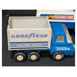 Assorted Vintage Tonka Utility Vehicles and Trucks