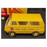 Assorted Vintage Tonka Utility Vehicles and Trucks