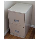 Two Drawer Metal File Cabinet