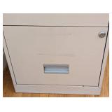 Two Drawer Metal File Cabinet