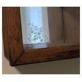 Vintage Small Glass Wall Display Cabinet