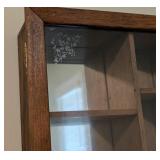 Vintage Small Glass Wall Display Cabinet