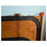 Makeshift Wood Panel Racetrack