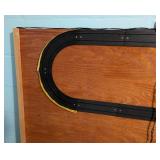 Makeshift Wood Panel Racetrack