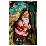 Assorted Waterford Glass Christmas Ornaments