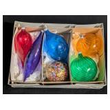Millefiori and Blown Italian Glass Ornaments