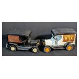 Pair of Tonka Model T Delivery Trucks