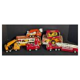 Assorted Vintage Tonka Utility and Work Trucks