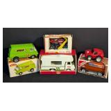 Vintage Tonka Winnebago, Vans and Motorcycle